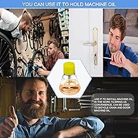 Vista 5 de FERCAISH Botella de vidrio transparente de 6.1 fl oz, dispensador profesional de bomba de vidrio transparente con escalas de medición