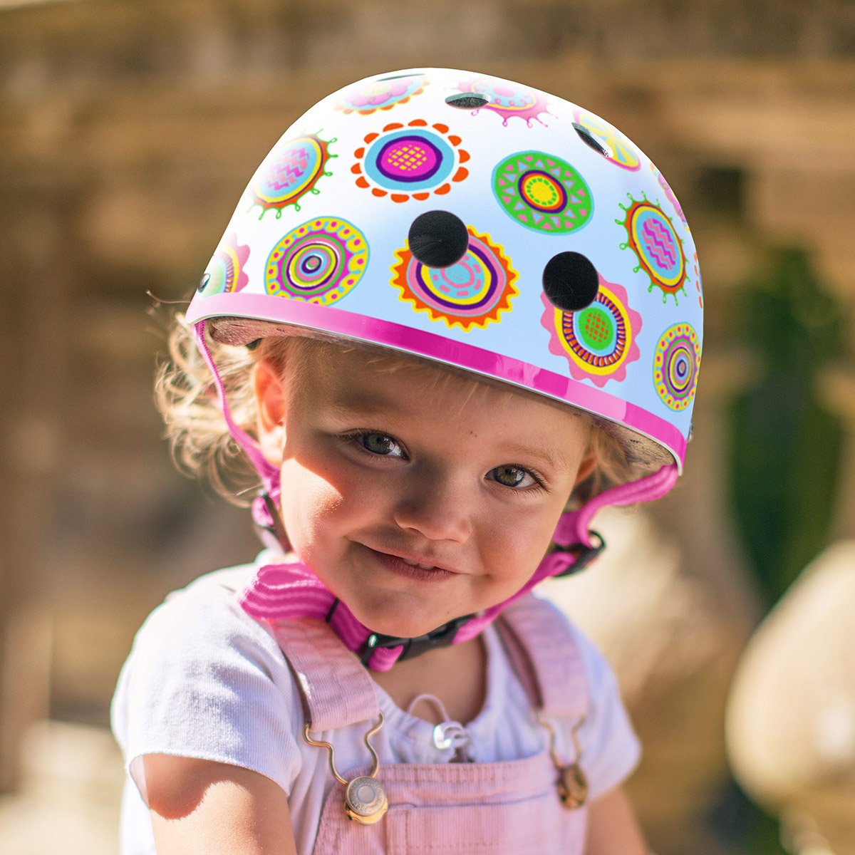 MICRO Doodle Lunares Casco Ciclismo Infantil, Juventud Unisex, Rosa, m : Amazon.es: Deportes y aire libre