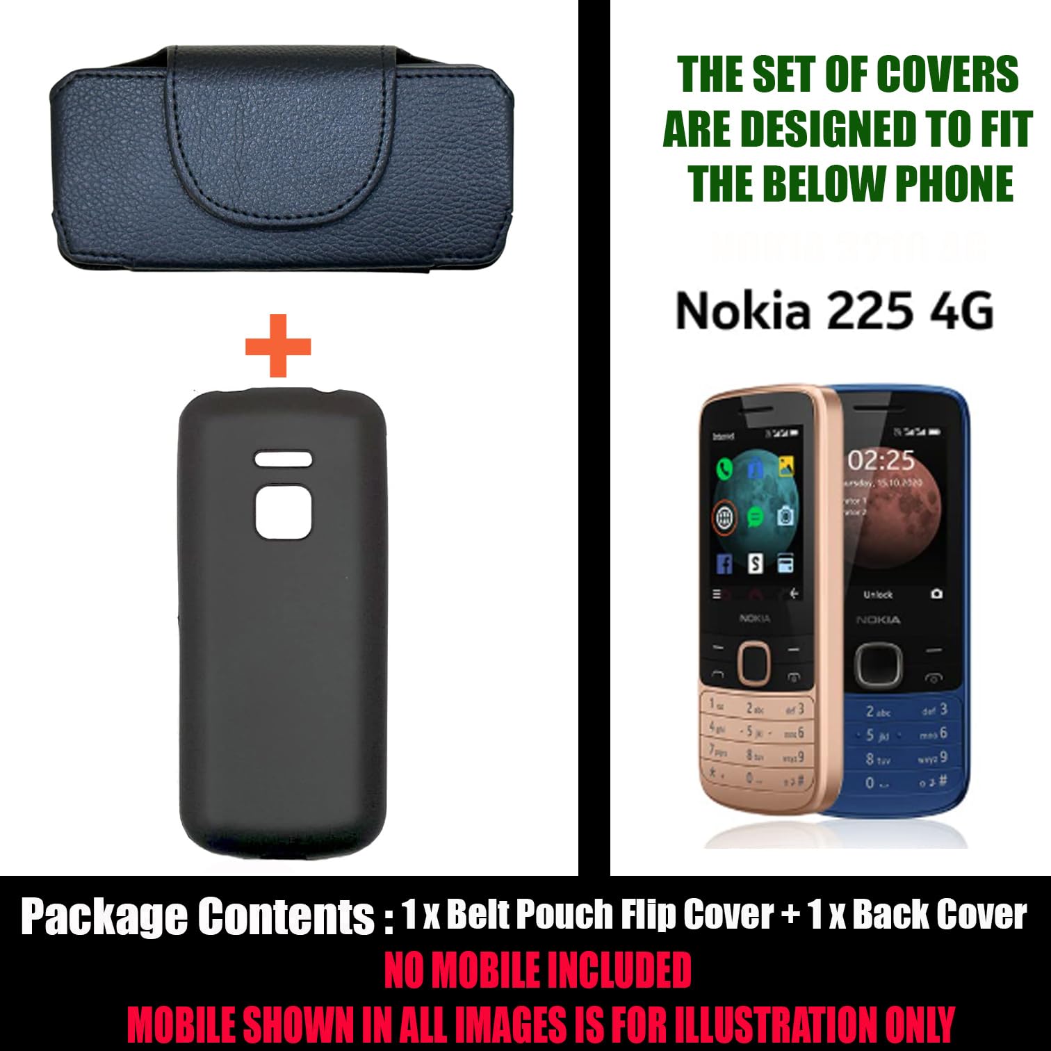 Zaoma Compact & Portable Travel Pouch with Waist Belt Flap Flip