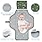 Baby Portable Changing Pad Travel - Waterproof Compact Diaper Changing Mat with Built-in Pillow - Lightweight & Foldable Changing Station, Newborn Shower Gifts