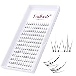 Lash Clusters Bottom Lashes DIY Lash Extensions 144pcs Individual Lashes Black Cluster Lashes Faux Mink Cluster Eyelash Extensions Manga Soft Lightweight Eyelash Extension Kit (Bottom-JX10)