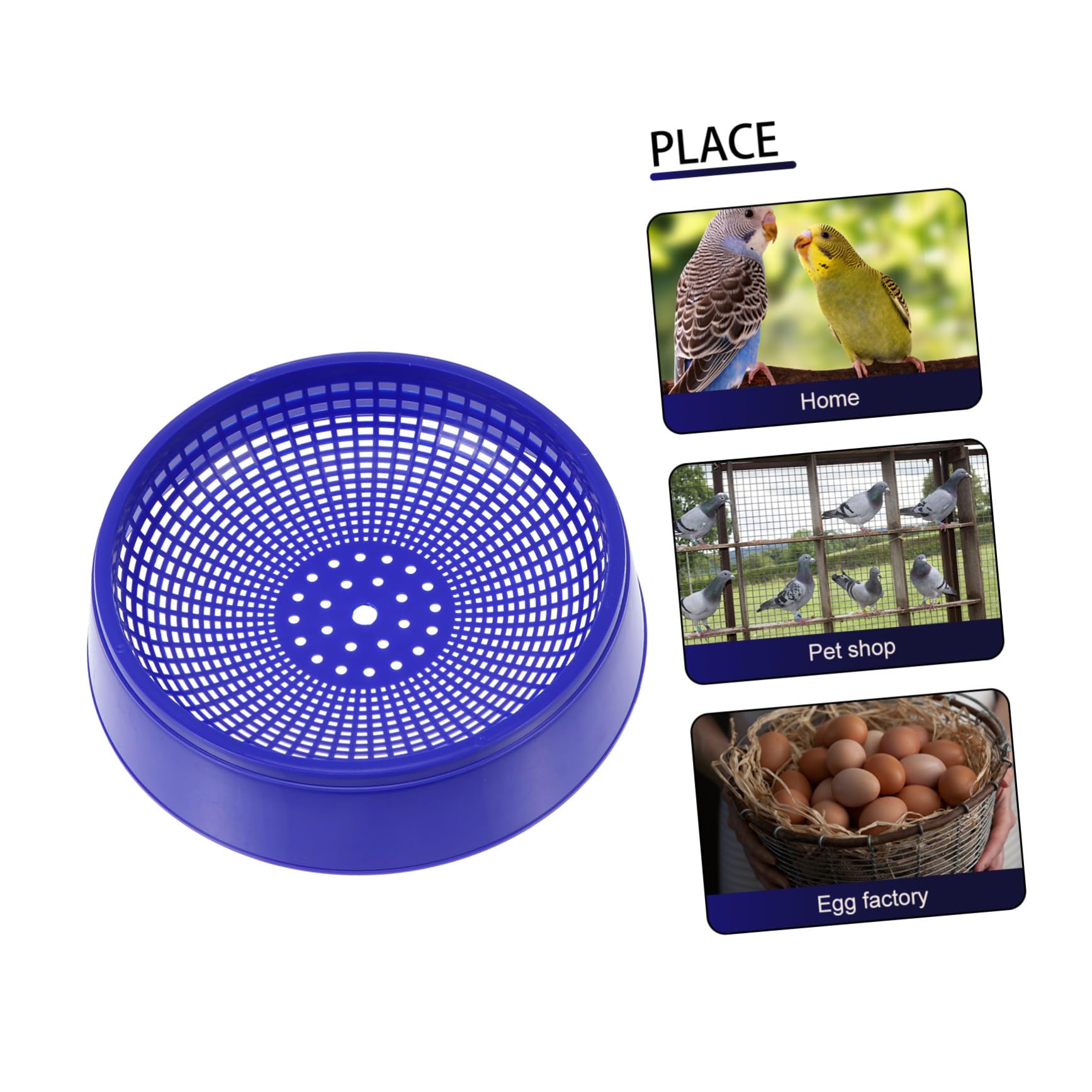 VICASKY 9 Pièces Nid de Pigeon Plastique Bassin pour et Élevage Oiseaux Nid Confortable pour Pigeons et Accessoire pour Animaux de Compagnie