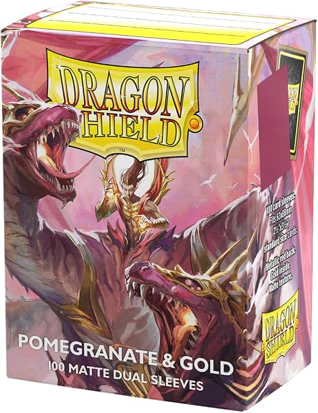 Arcane Tinmen Dragon Shield: Matte Dual – Red/Gold - 1