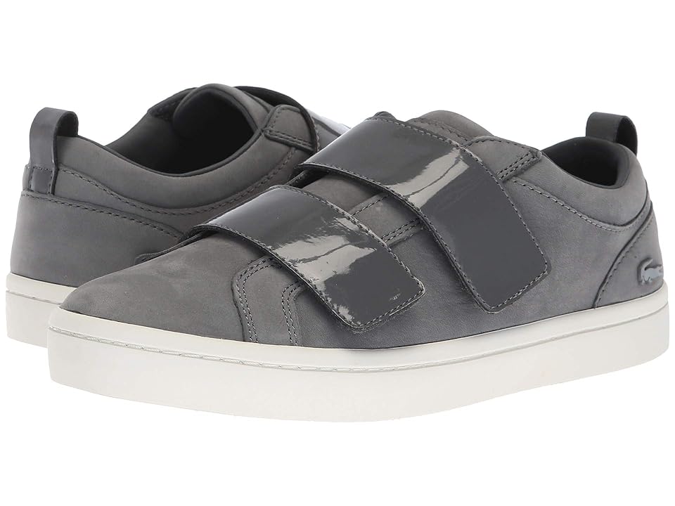 

Lacoste Straightset Strap 318 1 (Dark Grey/Off-White) Women's Shoes