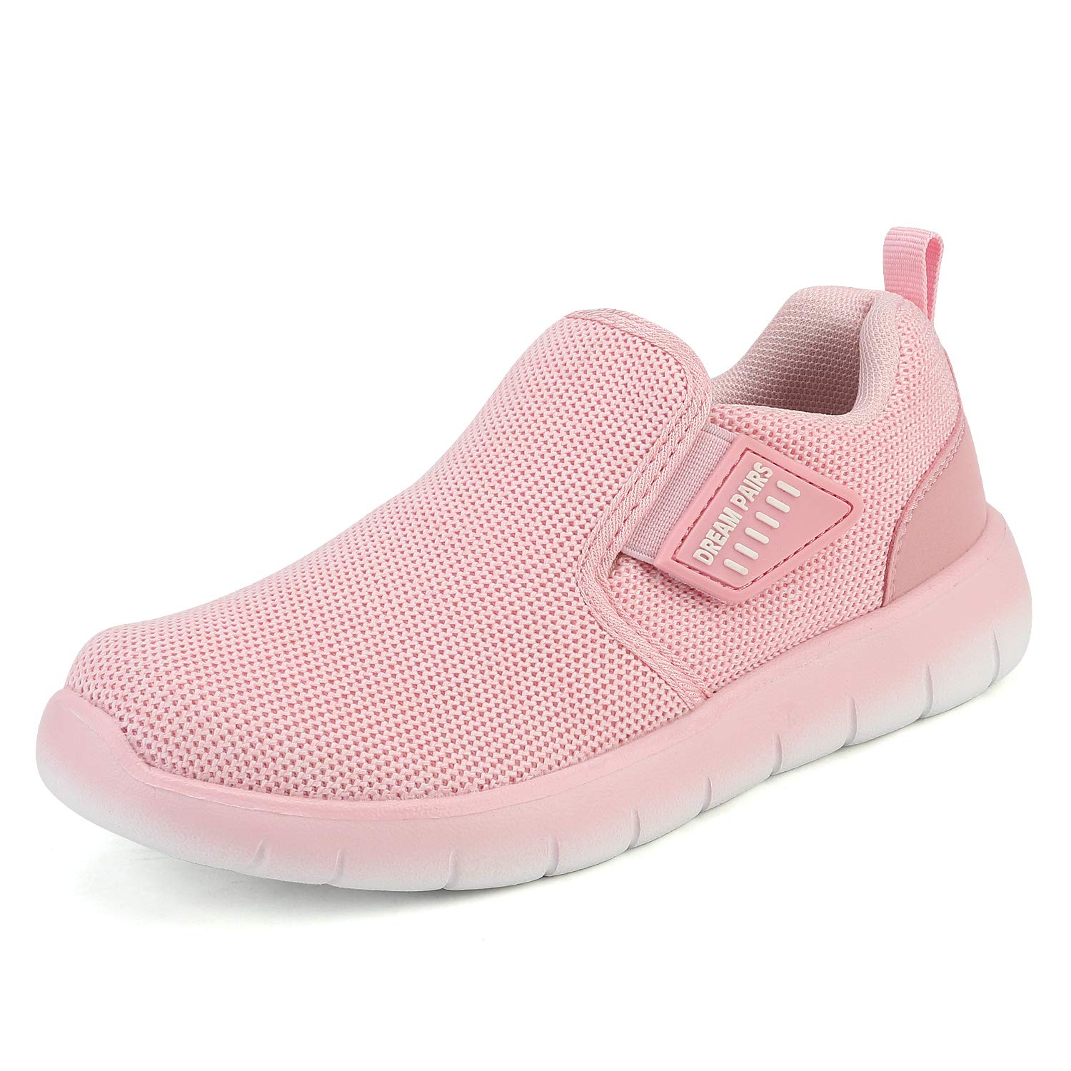 DREAM PAIRS Girls Athletic Sports Sneakers Slip on Tennis Running Shoes Pink Size 5 Big Kid Luca