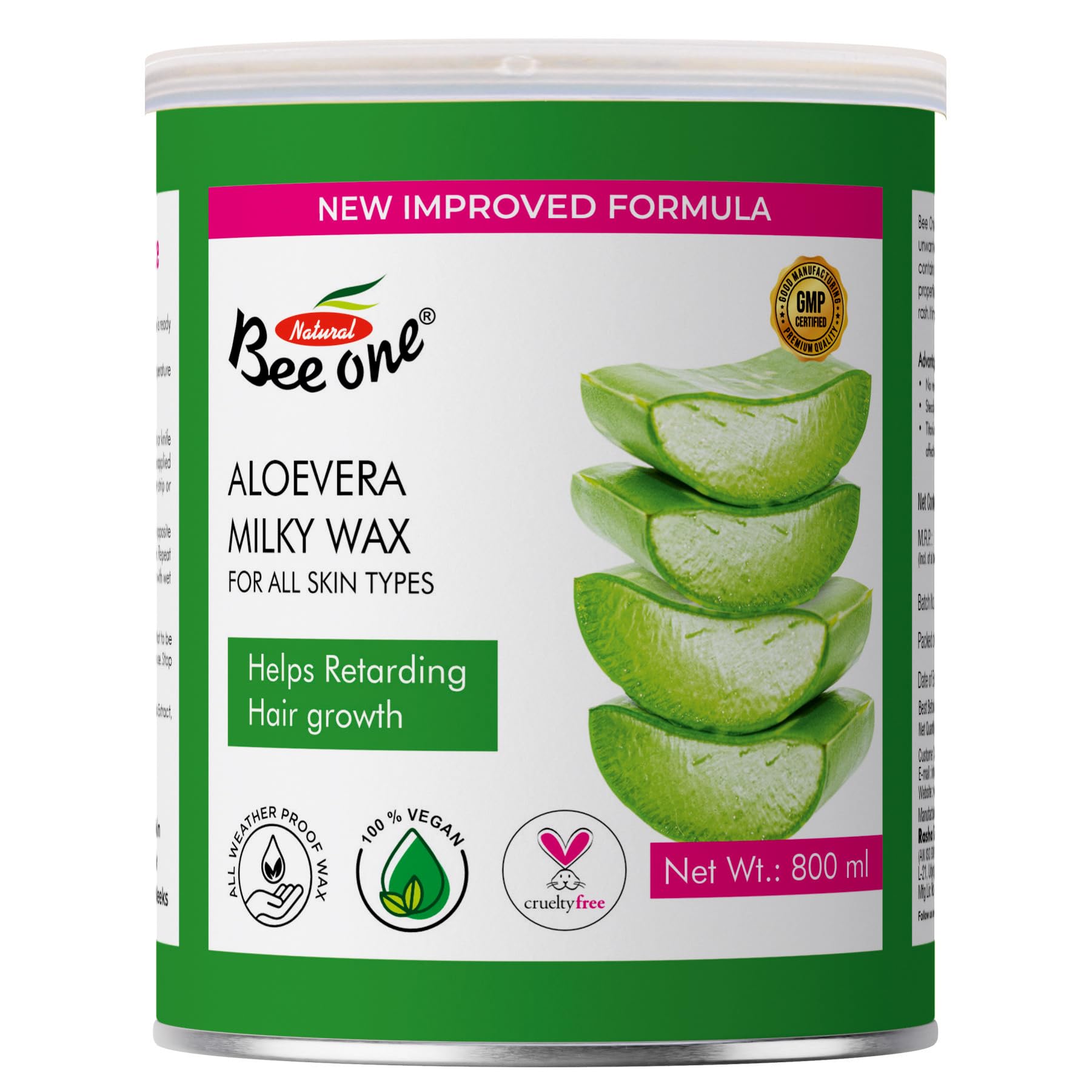 BEE ONE Alovera Milky Wax (800g)-image-43