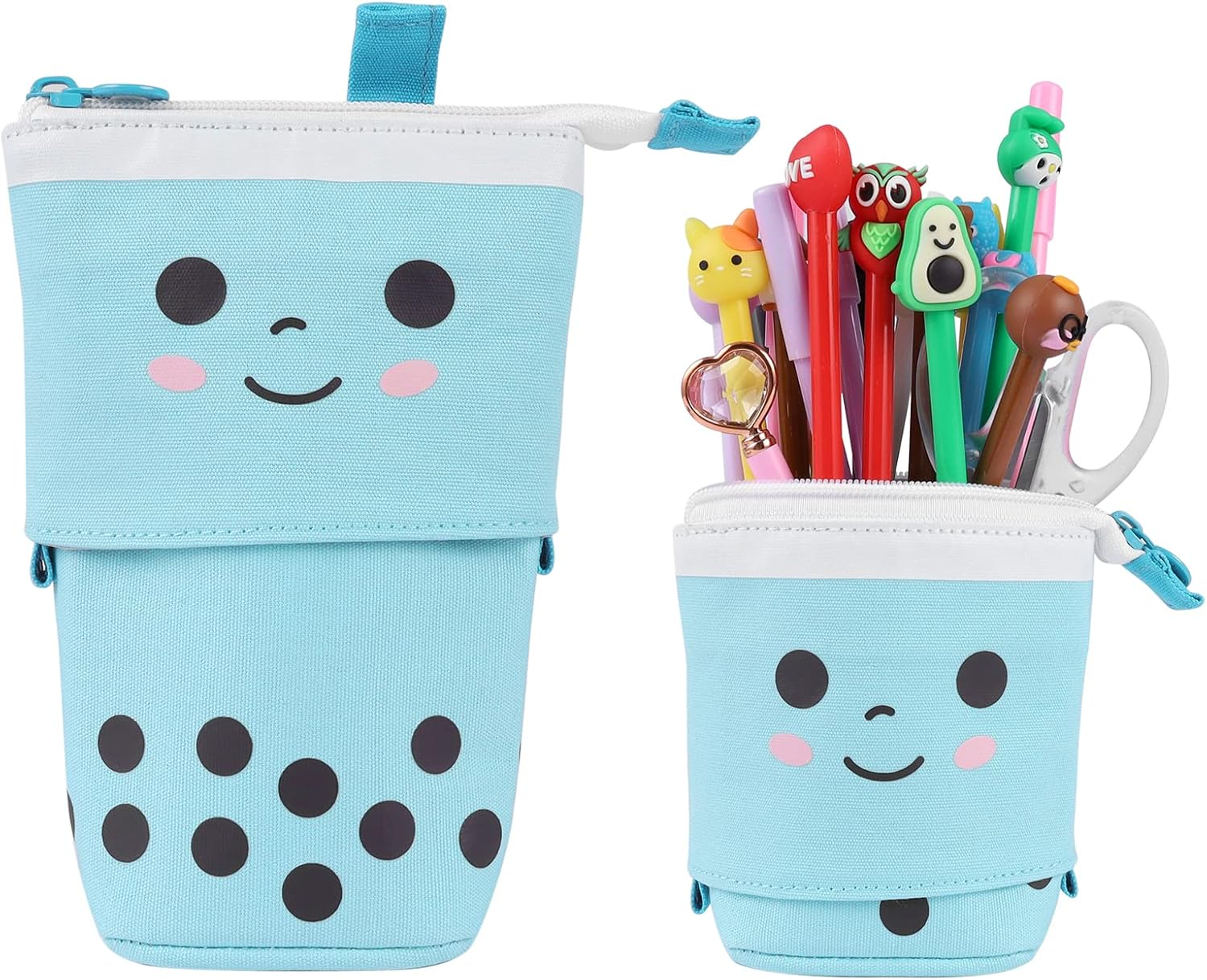 CHILLSILA Federmäppchen 2-in-1 - Pop-up Stifthalter Mit Niedlichen Motiven Für Teenager