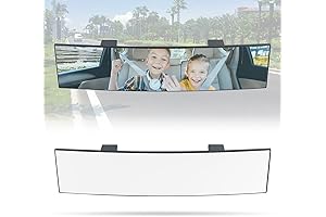 11.8" Panoramic Convex Mirror for Cars | Ultimate Rearview AngelView