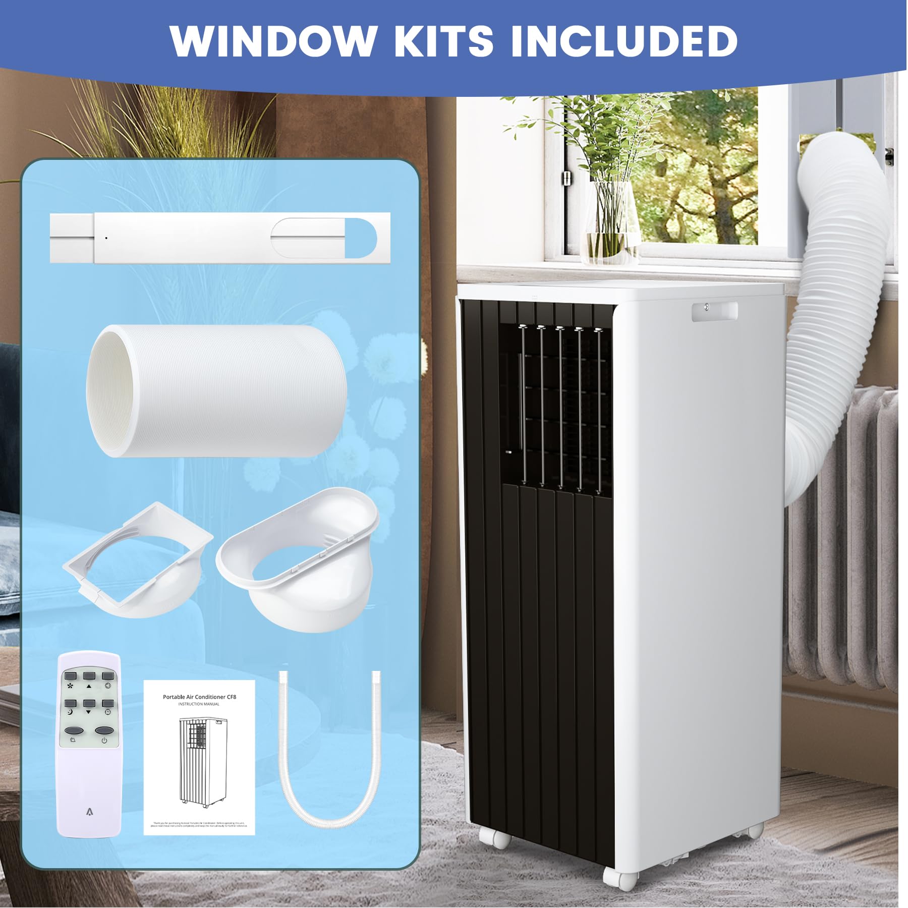 Amazon.com: 3-in-1 Portable Air Conditioner - 8000 BTUs Cooling