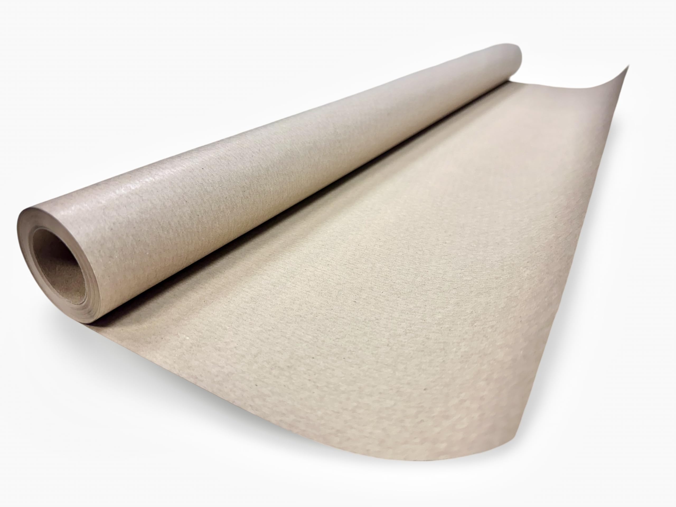 Papier kraft 10 m x 70 cm, rouleau de papier kraft, emballage cadeau, papier kraft rainuré (beige), épaisseur 70 g/m²
