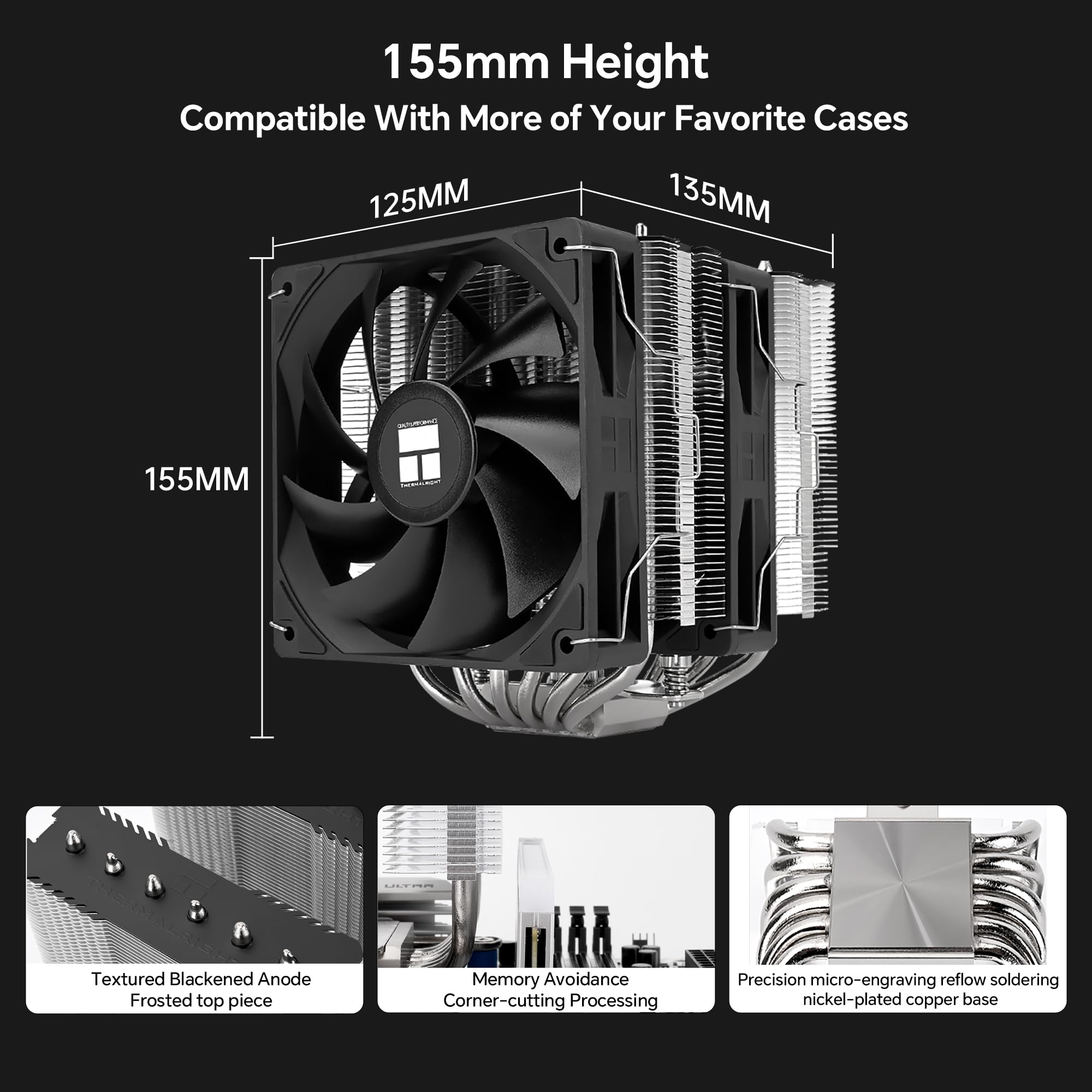 Thermalright Peerless Assassin 120 SE V2 chłodziarka procesora, podwójna