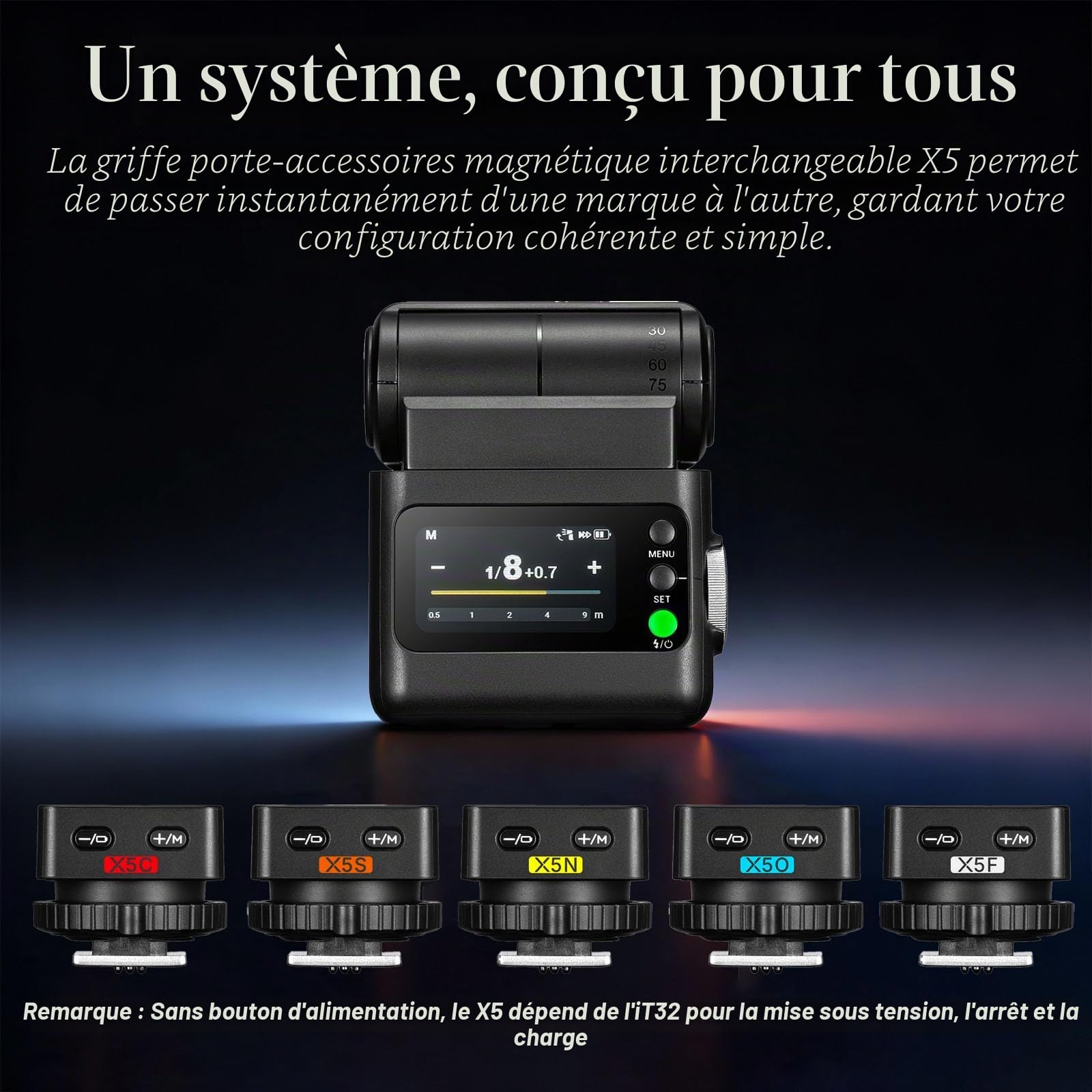 Godox iT32 Flash Appareil Photo TTL Mini avec Déclencheur X5-N pour Nikon, Flash TTL sans Fil 2.4G HSS 1/8000s, Compatible avec Nikon Z5II Z6III Z8 Z50II Z30 D850 Z5 Z50 Zfc Z6II Z9 Z7 D5600 D750