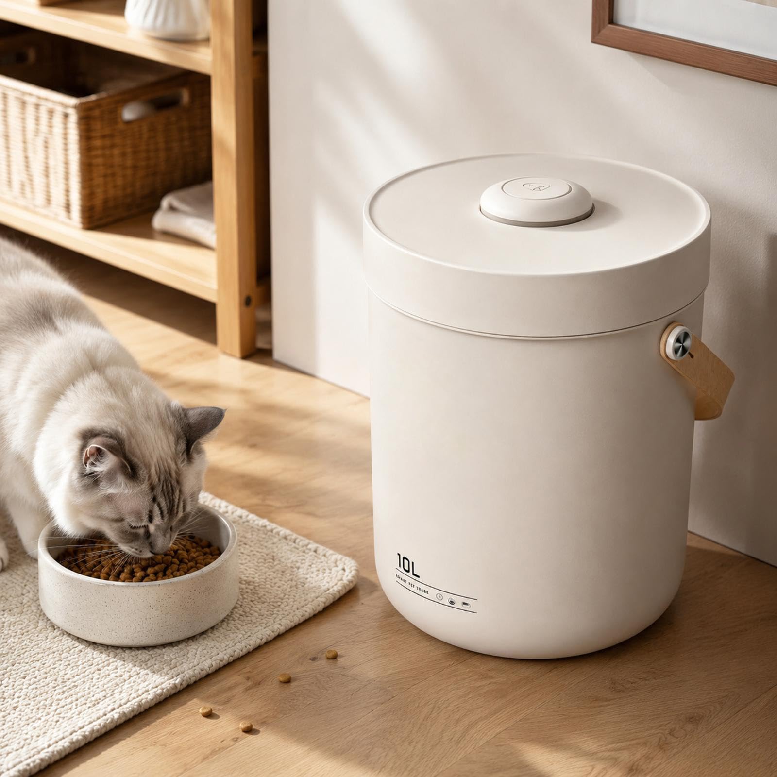 Recipiente de comida para perros vacío, 1 set of large parti