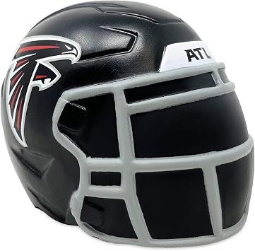 Party Animal NFL Jumbo Squeezymates Helmet Atlanta Falcons Squeezy Helmet Figurine, Team Colors, 4" Tall