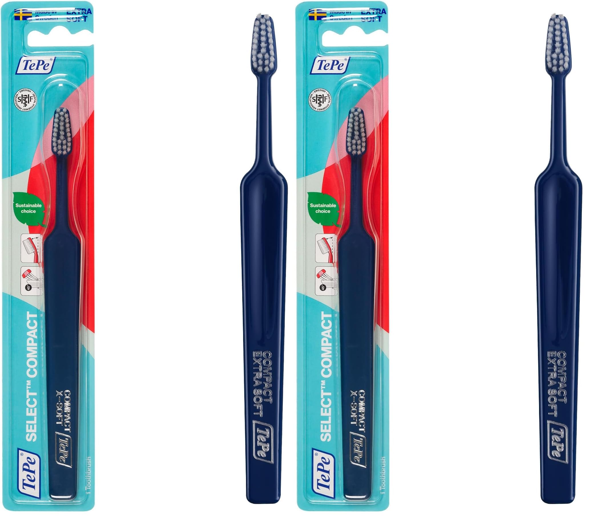 TEPE Select Compact X-Soft Ekstra Yumuşak Diş Fırçası (2 paketi)