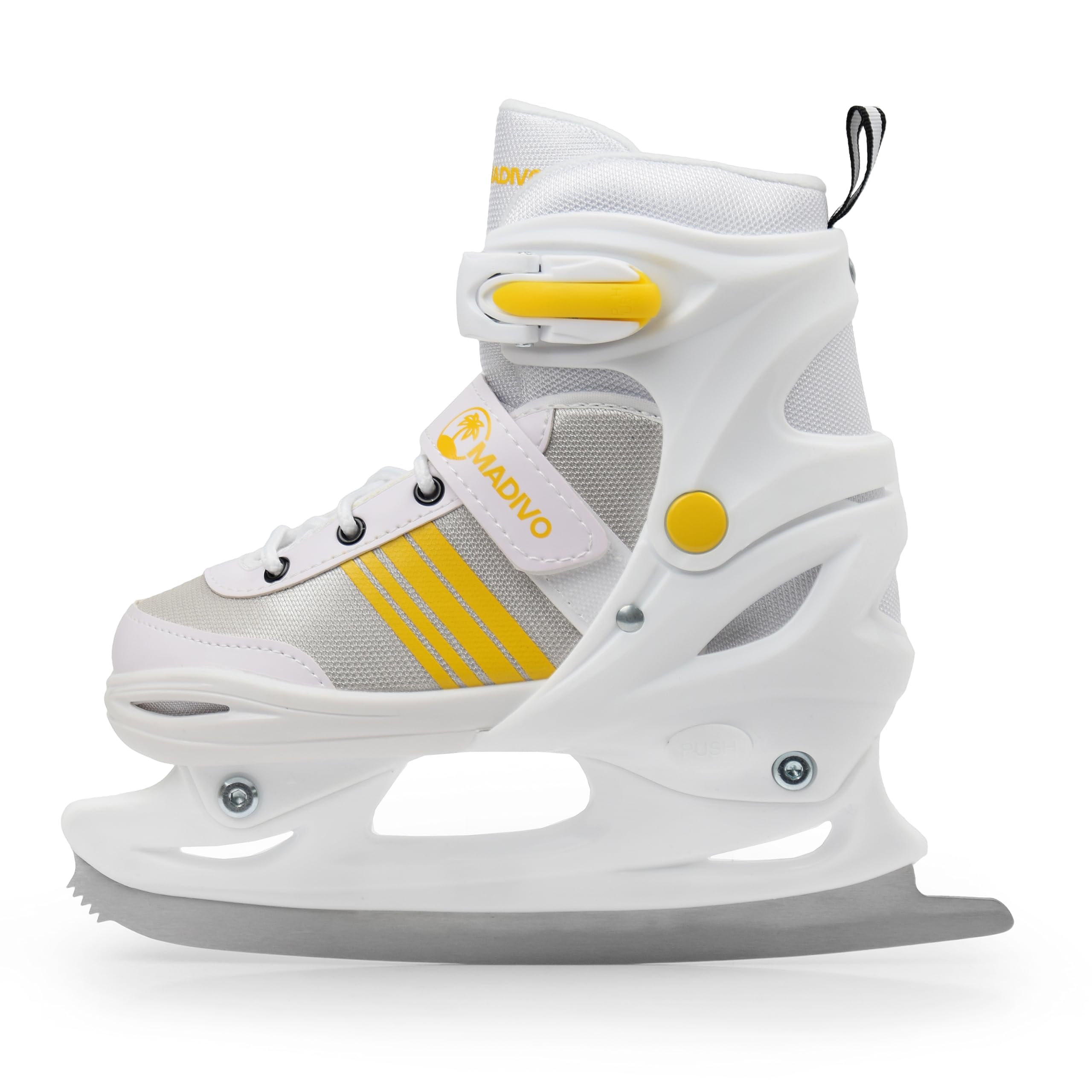 MADIVO Duo Set 2in1 Inliner/Schlittschuhe VERSTELLBAR | für Kinder und Jugendliche | Damen Herren Inline-Skates umbaubar zu Eislaufschuhe | Größen: 34-37, 38-41