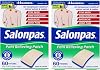 Salonpas Pain Relieving Patch, Extra Strength Topical Analgesic, 60 Ct Pack of 2