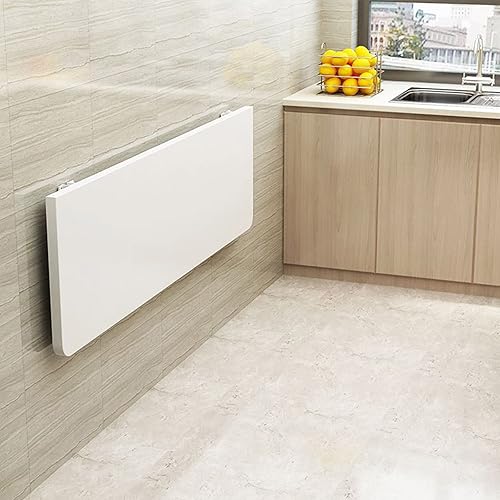 Miniatura 5 de Aigoss Mesa de montaje en la pared plegable flotante escritorio plegable para computadora portátil, mesa de comedor plegable, mesa de lavandería,