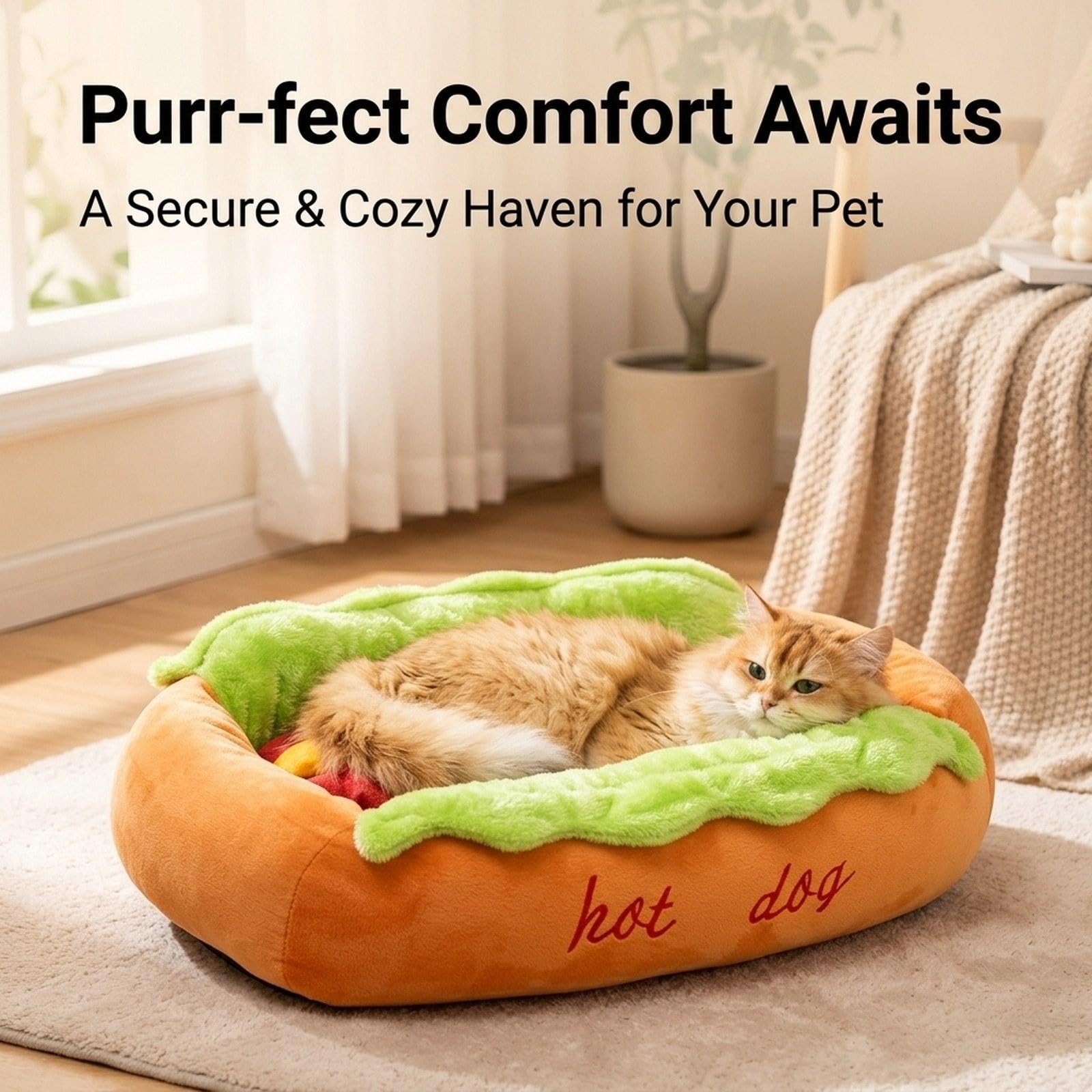 Letto per Cani Cuccia Cane Cuscino Morbido Tappetino Animali con Copri Letto Rimovibile Lavabile Fondo Antiscivolo Peluche Traspirante Adatto a Gabbie, XL