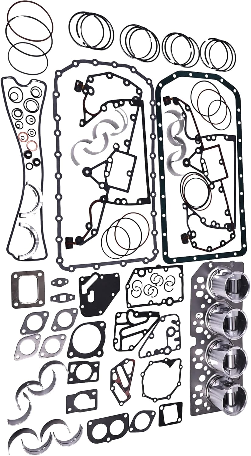 FridayParts STD 4045 Overhaul Rebuild Kit RE527299 Compatible for John Deere Tractor 5310 5410 5510 5210 Replacement