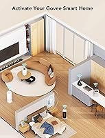 Vista 3 de GoveeLife Botón Sensor Inteligente Mini Inalámbrico, Control de Grupo para Múltiples Dispositivos, Botón de Control Versátil, Alimentado por