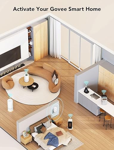 Miniatura 3 de GoveeLife Mini sensor de botón inteligente inalámbrico, control de grupo múltiples dispositivos, botón de control versátil, alimentado por batería,