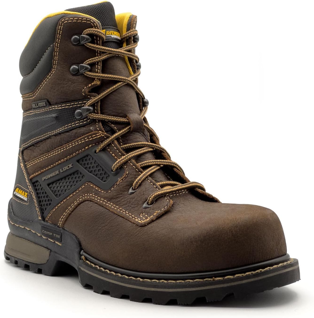 Avenger A-Max Dozer Men's 8-inch Composite Toe Electrical Hazard Waterproof Work Boot