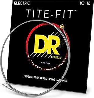 DR エレキギター弦 TITE-FIT ニッケルメッキ .010-.046 MT-10