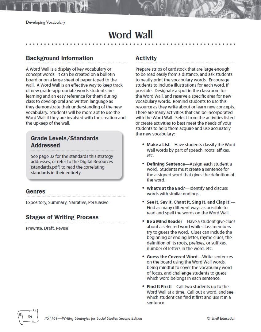Writing Strategies for Social Studies (Writing Strategies for the Content Areas and Fiction) - Image 5