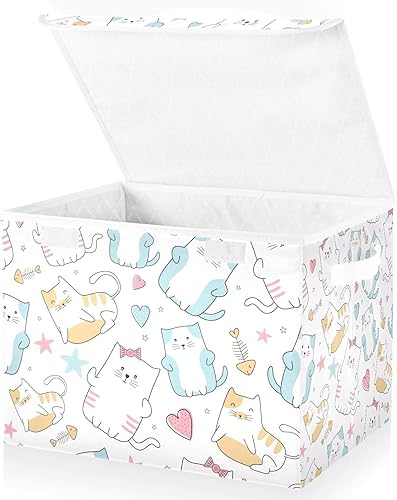 Miniatura 2 de Lindos contenedores plegables de almacenamiento para ropa, organizadores de tela con asa reforzada, organizadores de armario para dormitorio, hogar,