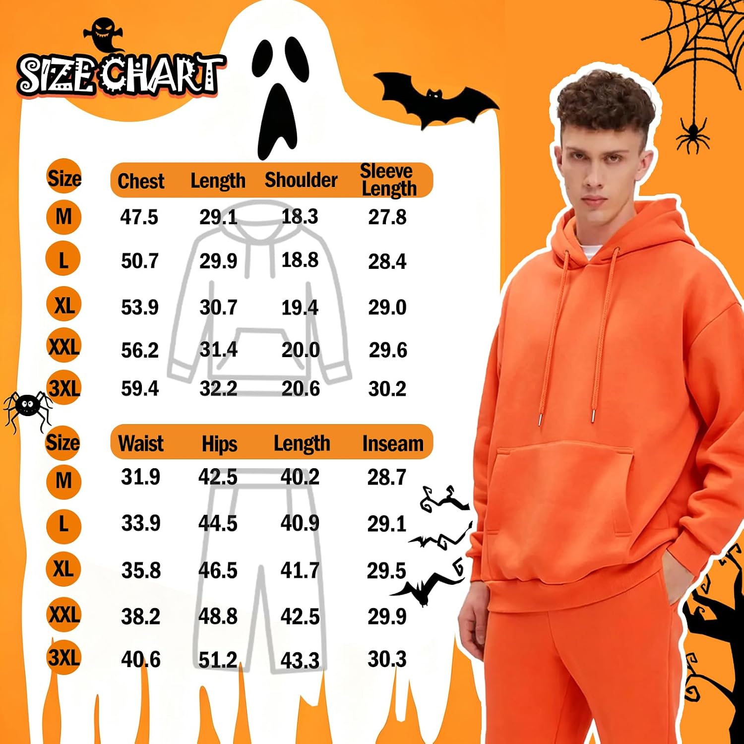 Zukela Sweat Suits For Men Tracksuit 2 Piece Fleece Hoodie Sweatpants Set