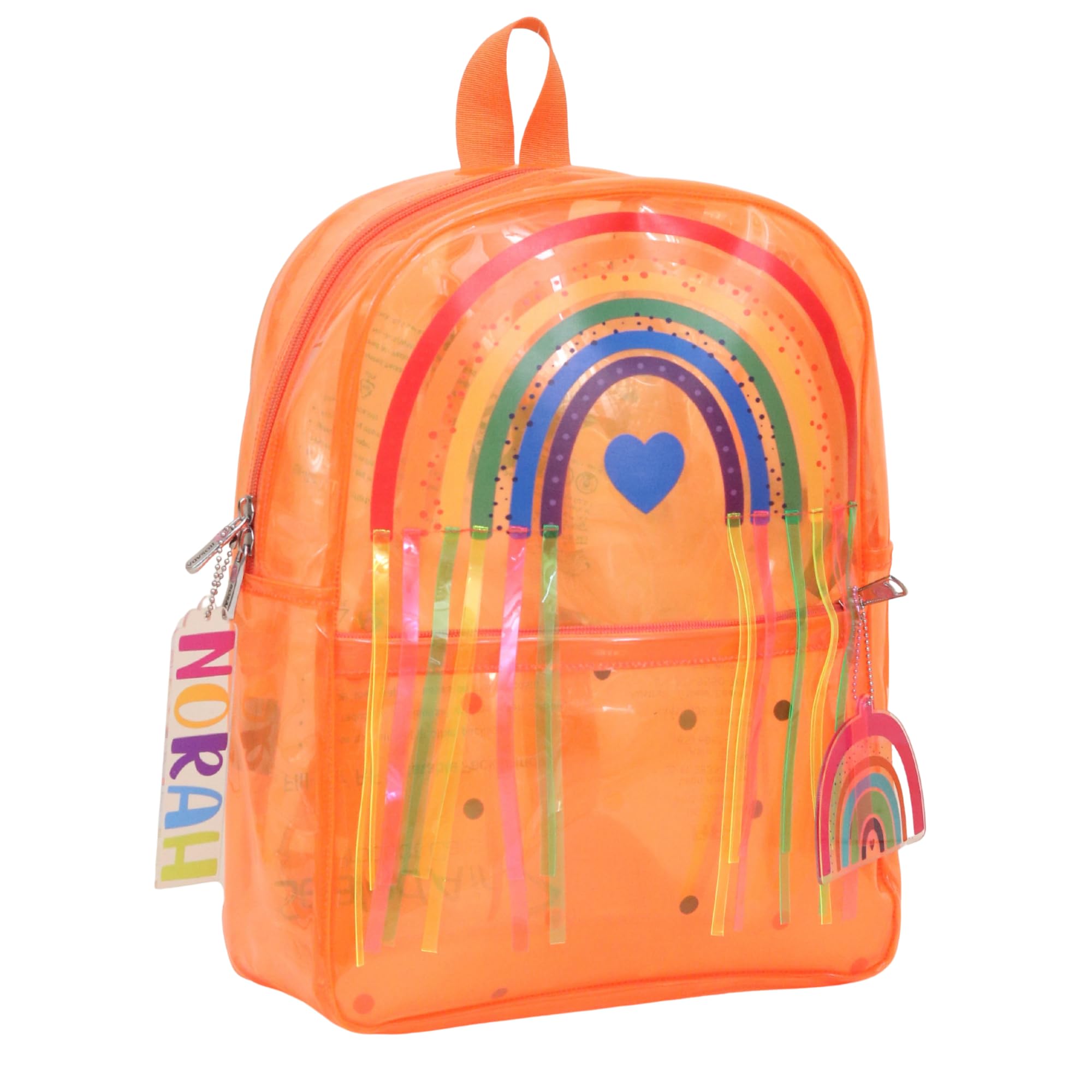 Personalised Kids Backpack, 13.5 Inches Orange-image-46