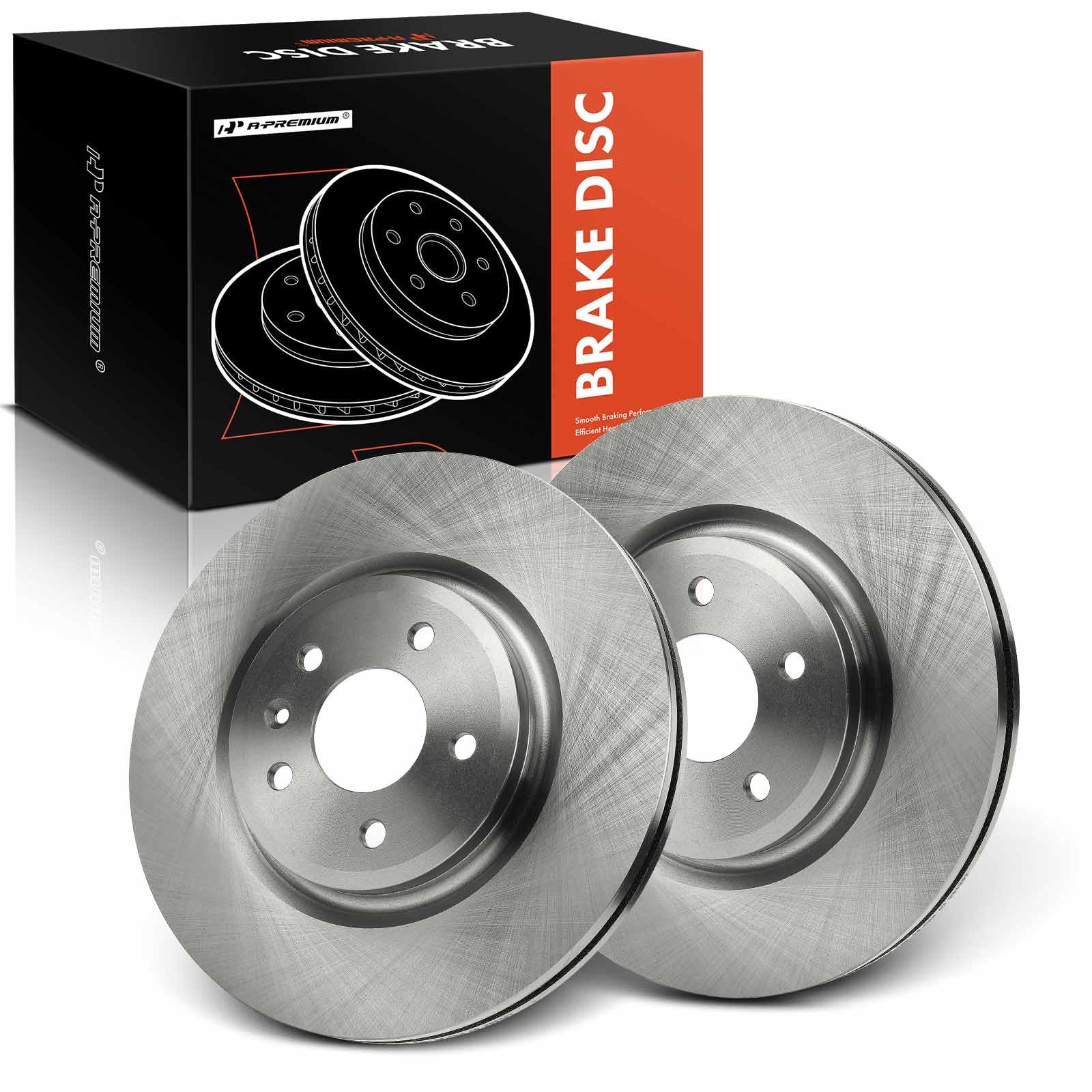 DAMAIAUTOMALL 325mm Front Brake Kit – Drilled & Slotted Rotors + Ceramic Pads For Ford Taurus, Explorer, Flex & Lincoln MKT