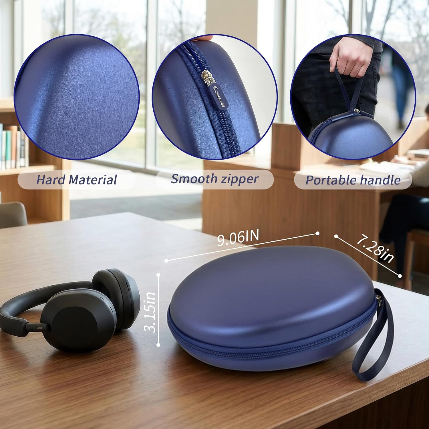 COMECASE Hard Headphone Case for Anker/for JBL/for Sony/for Beats image 4