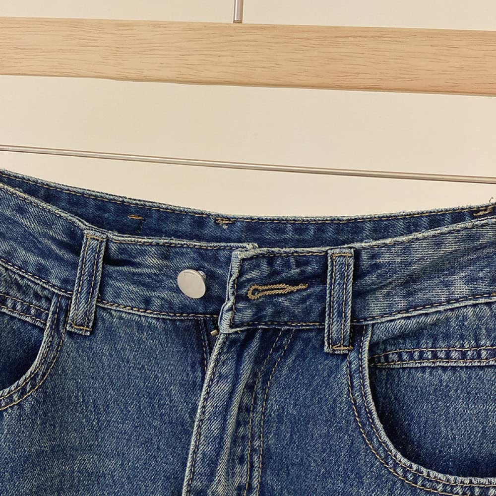Röcke Für Damen,Damen-Maxirock Blau High Waist Schlitz Denim Gerader Rock Hüften Umwickelt Mit Taschenreißverschluss Vintage A-Linie Lässige Lange Röcke Für Mädchen Damen, Xs