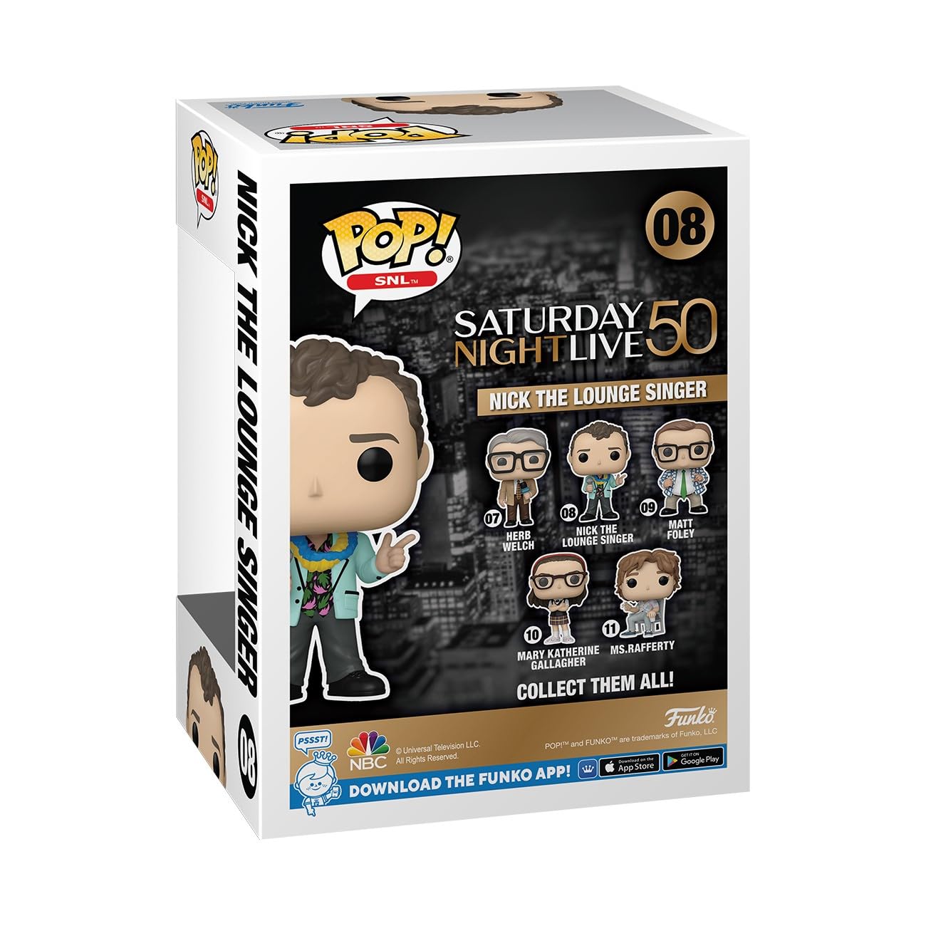 Funko Pop! TV: SNL 50th, Nick the Lounge Singer, Saturday Night Live, Collectable Vinyl Figure, Gift Idea - Image 3