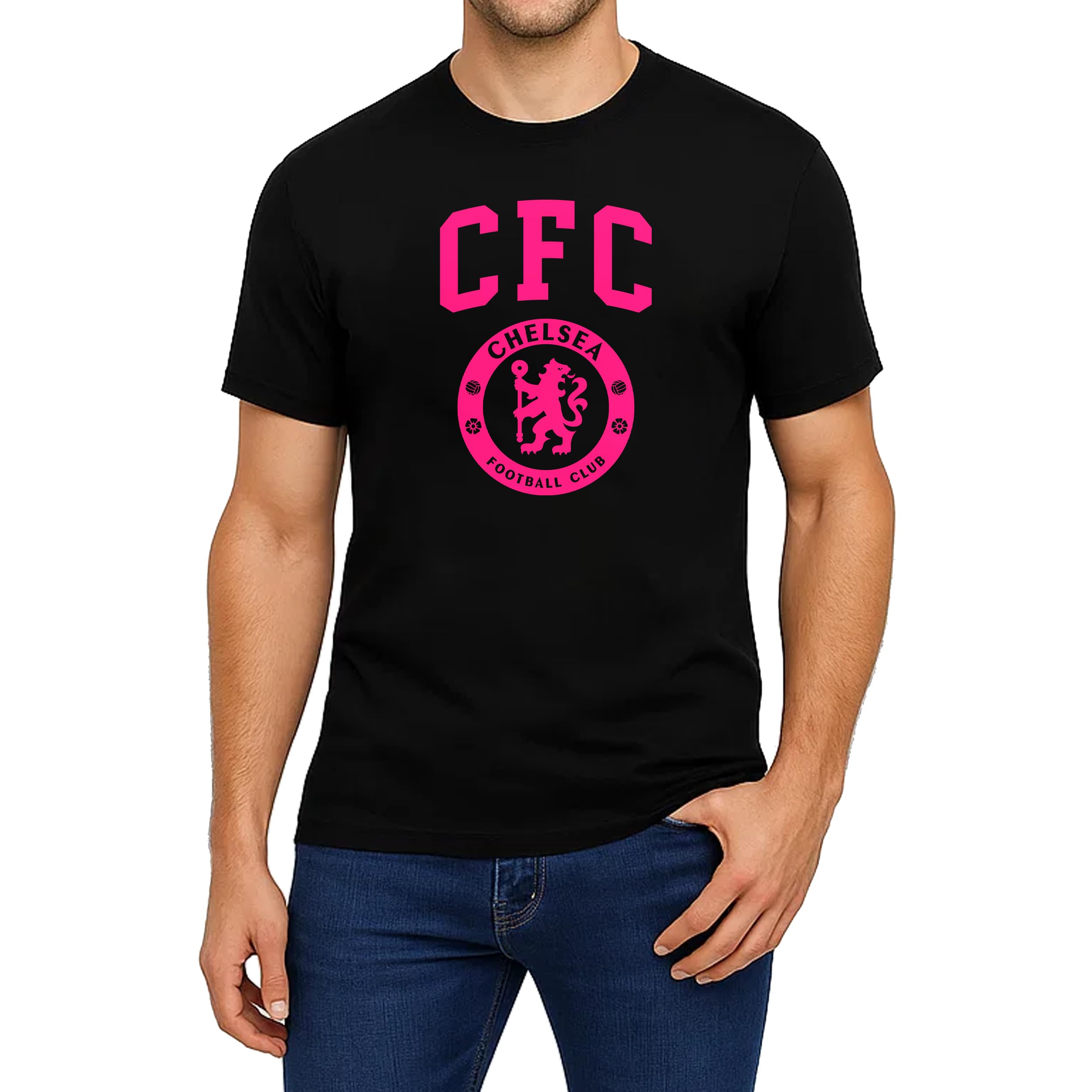 Icon Sports Official Chelsea FC Cotton T-Shirt - Unisex Adult