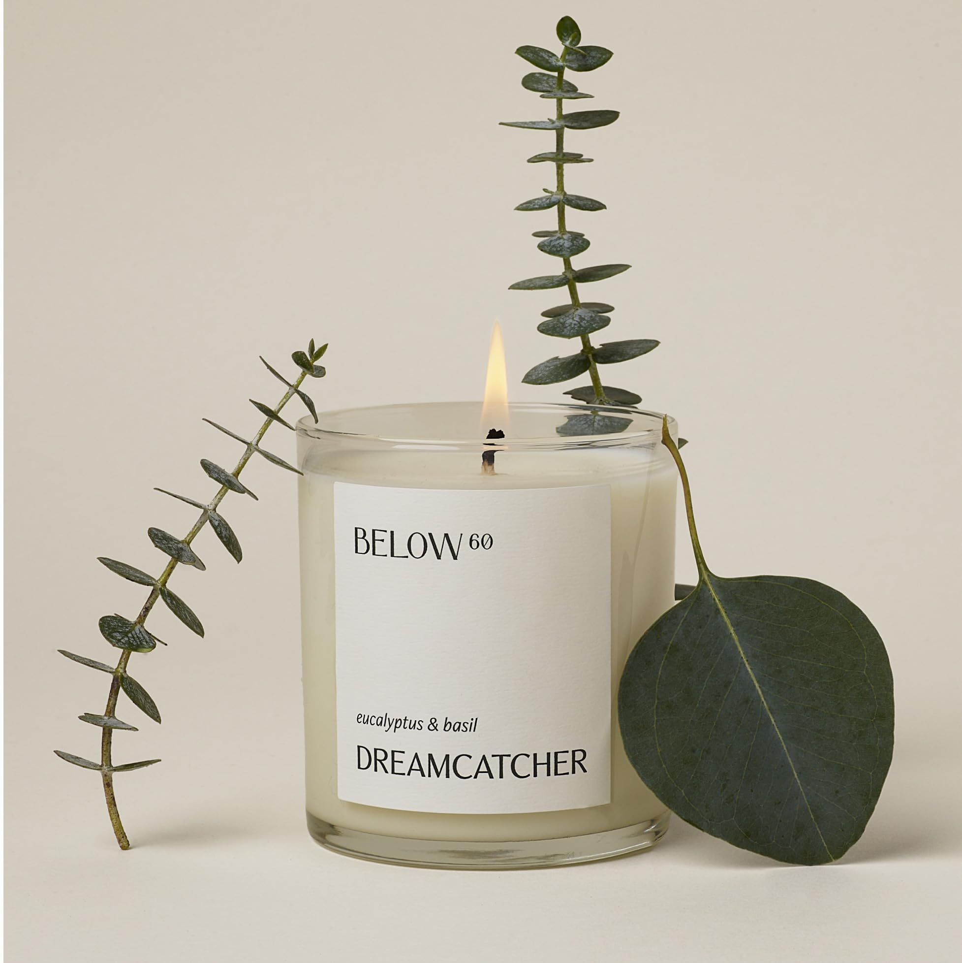 Below 60 by Hilary Duff Scented Candle | Dreamcatcher | Essential Oil-Based Fragrance | Hand-Made with Paraffin-Free Soy Wax | 100% Cotton Wick | 50