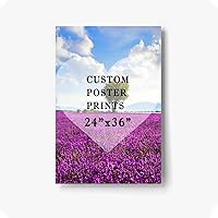 Vista 3 de Custom Poster Personalized Wall Art Design Your Own Photo Text Poster Prints Room Decor for Living Room Bedroom -24x36Inch