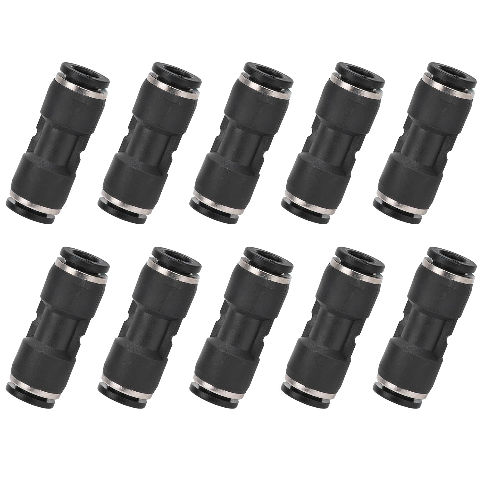 10 pezzi connettori pneumatici raccordi per tubi a spinta dritti accessori per compressore d'aria (diametro esterno tracheale 6 mm) | Leroy Merlin
