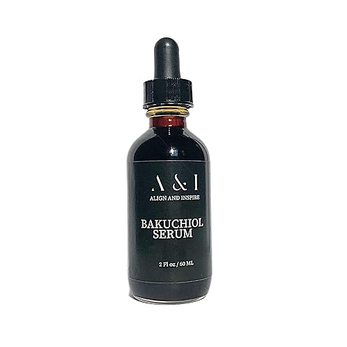 Suero Bakuchiol 100% puro, prensado en frío, 2 onzas, alternativa al retinol natural a base de plantas