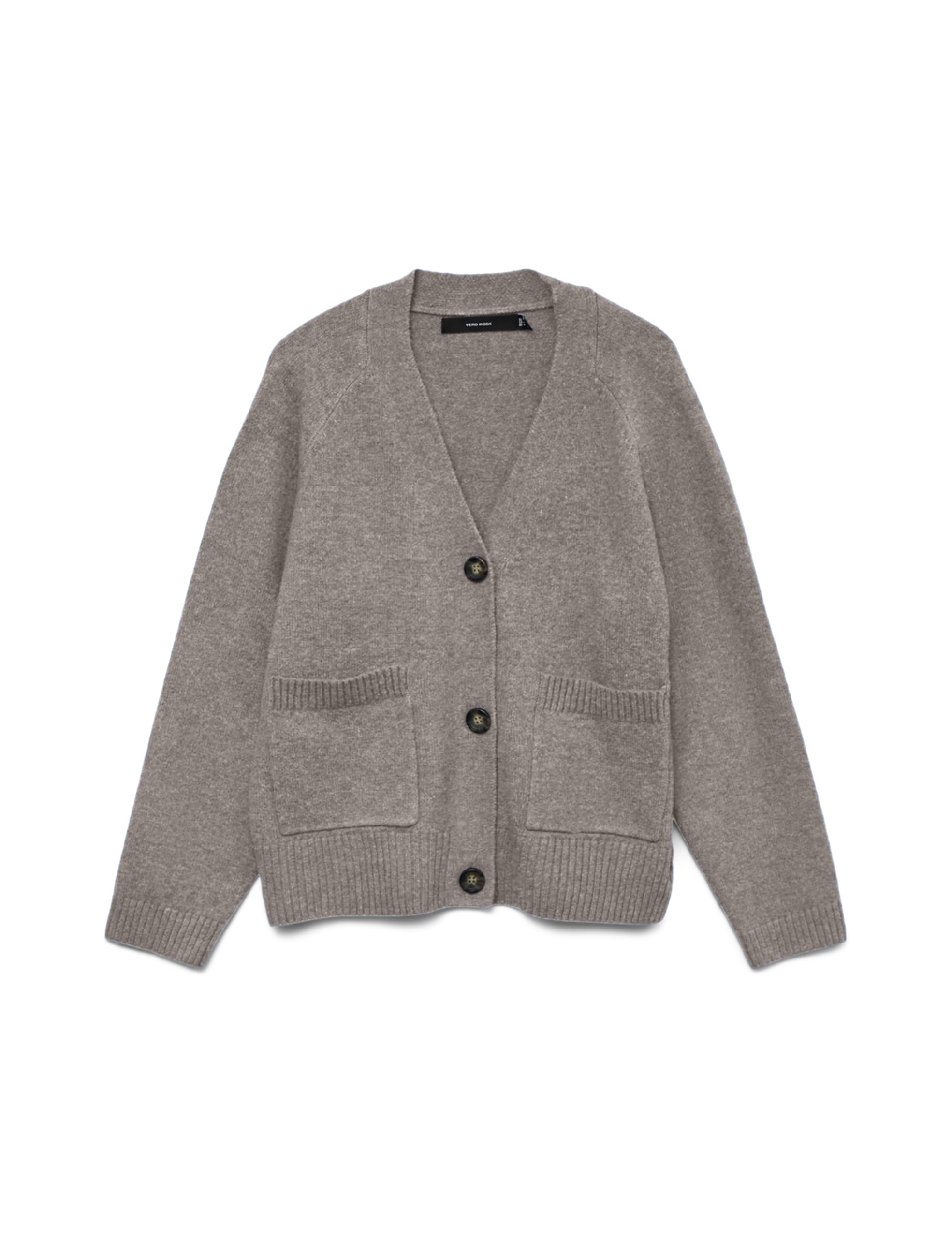 VERO Moda Female Cardigan VMBOOM Cardigan, Moon Rock, L