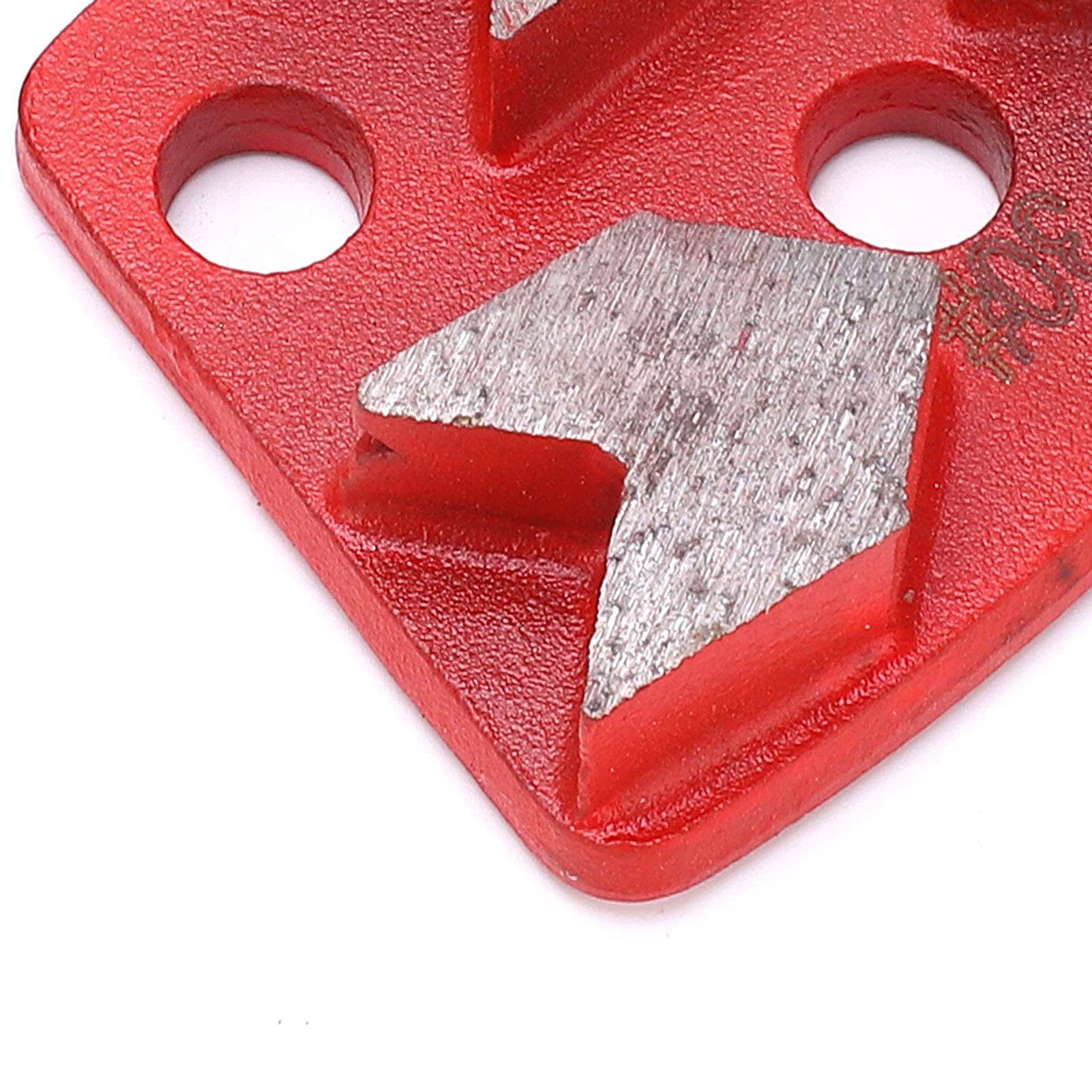 Diamant schleif schuhe Trapez Beton Aggressiv schneiden 3 Pfeil zähne Rot 30# Hoch effizienter Schleif block für Betonboden restauration und Polieren 3 Stück