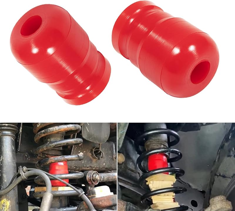 Kit de Batentes de Suspensão Dianteiros 1-1303 em Polietileno johntruck para Wrangler JK/JKU 2007–2018 – 2 unidades