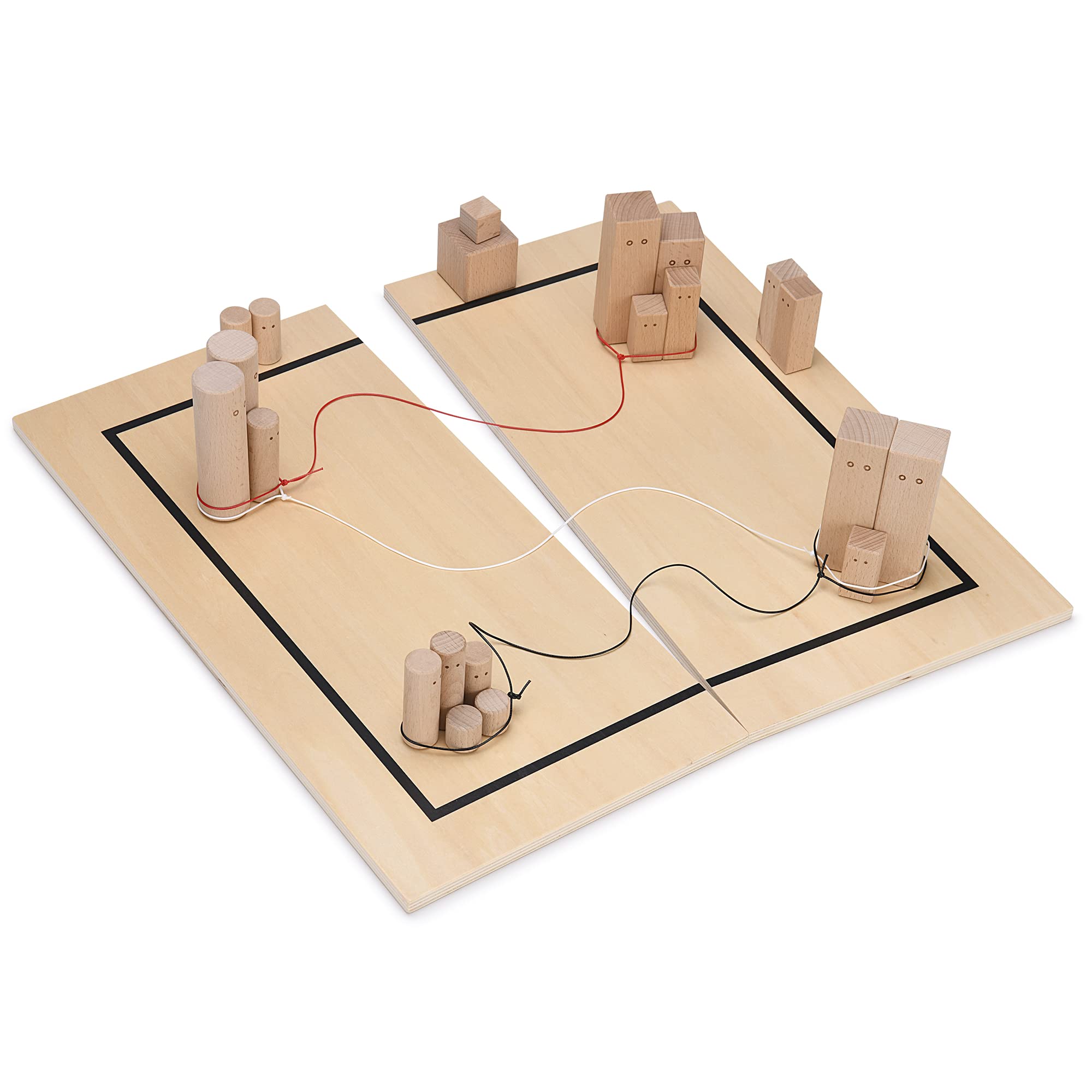 Planche Systémique - Bois de hêtre de Haute qualité - Planche familiale pour Constellations Coaching systémique Supervision Modération - Planche relationnelle (Angulaire)