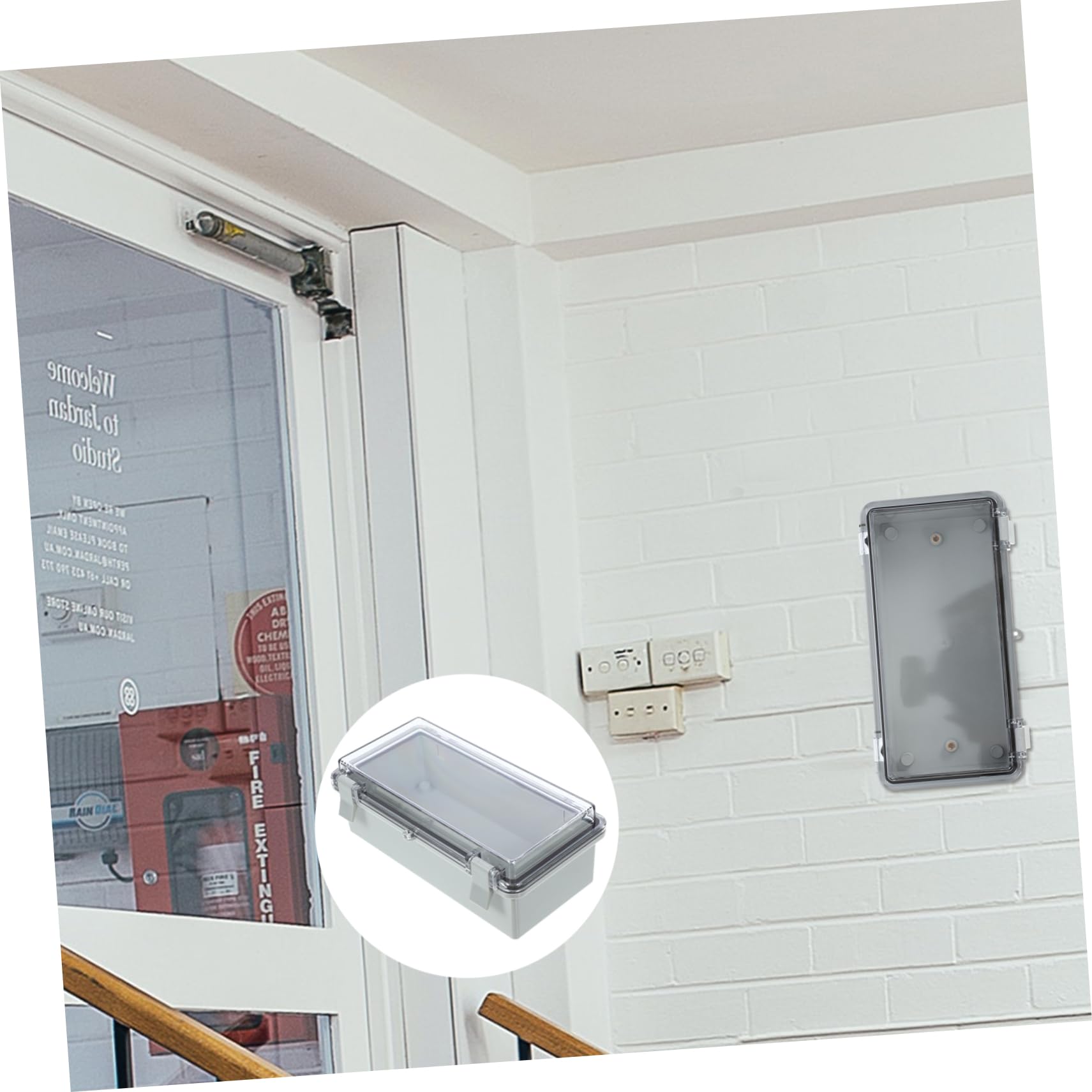 Gatuida 3pièces Boîtier De Jonction Étanche Pour Usage Extérieur Avec Couvercle Transparent Dimensions