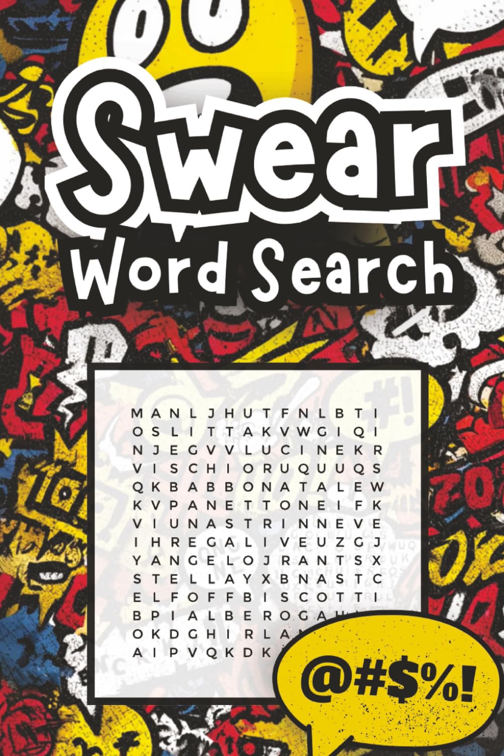 Swear Word Search: Word Search for Adults, Swear Word Book, NSFW Word Search, Easy to Read Print | 6x9, 111 Pages | Gag Gift for Adults