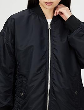Amazon | [アッパーハイツ] MA-1 THE U-1 レディース MIDNIGHT 0