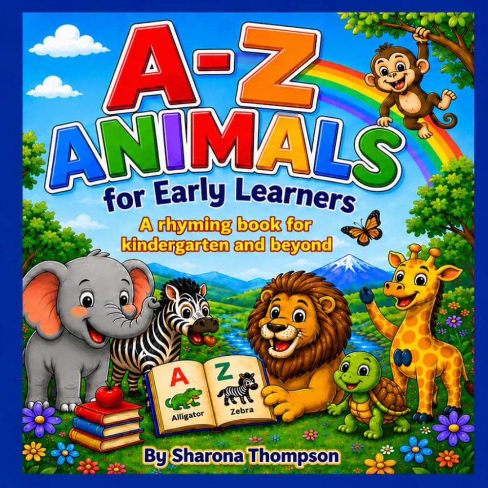 A-Z Animals For Early Learners: A Rhyming Alphabet Book For Kindergarten and Beyond
