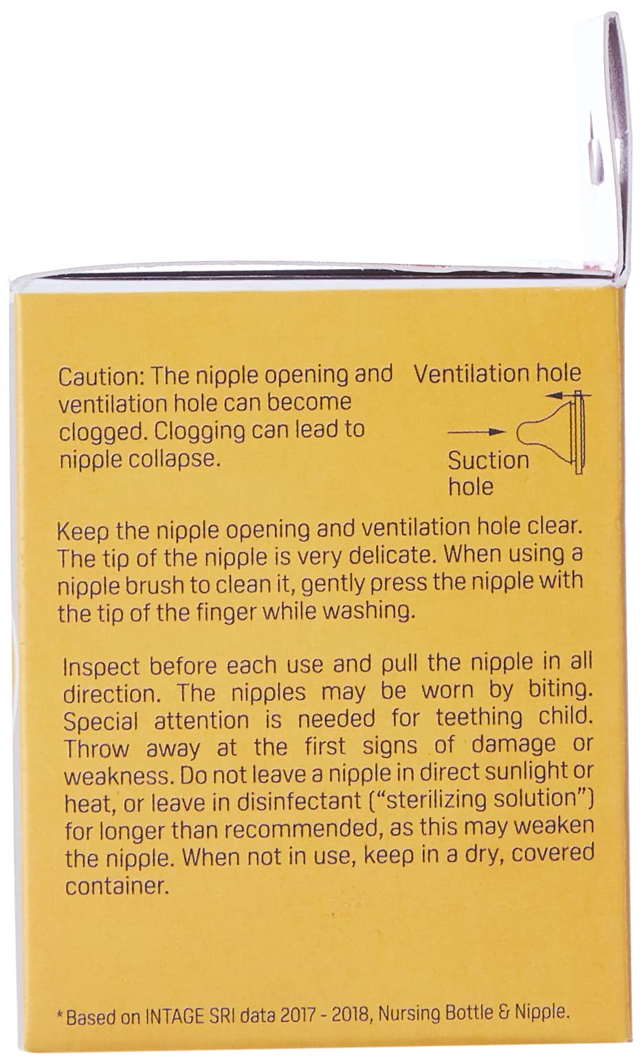 Pigeon Peristaltic Nipple S,For 0+ Month Babies,BPS Free,BPA Free,Pack of 3 - Image 3 thumbnail